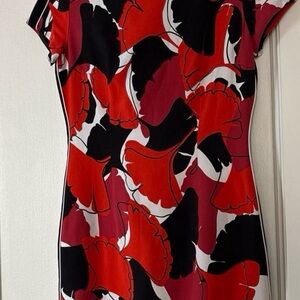 Boss Red and Black Elegant Dress